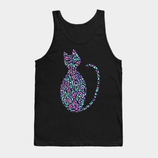 Patrón de estampado en colores Tank Top